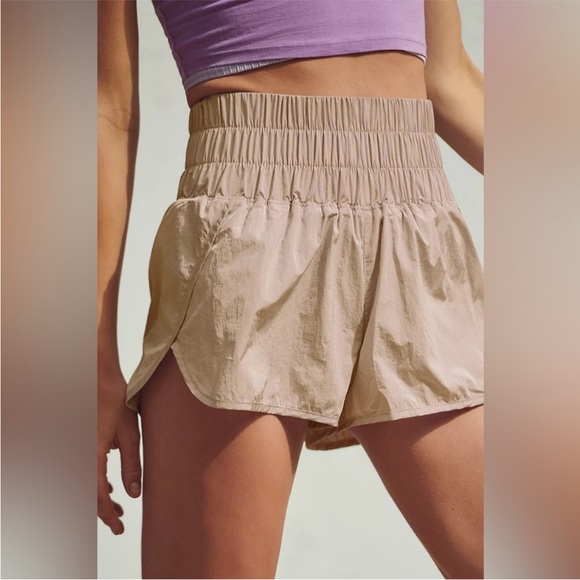 Free People Pants - Free People Tan Athletic Shorts